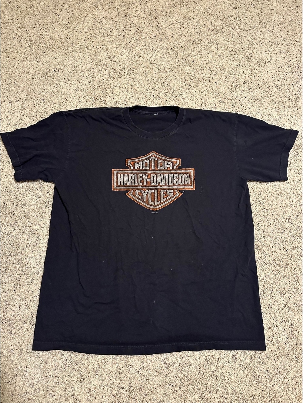 Harley-Davidson Black Motorcycles Graphic T-Shirt, Peoria Arizona, 2022